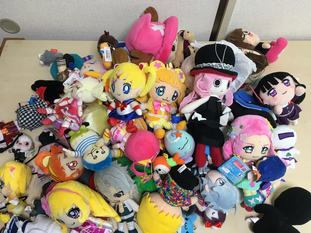 ぬいぐるみ　アニメキャラクターぬいぐるみ コレクション アミューズメント景品　まとめ売り　セット１００個