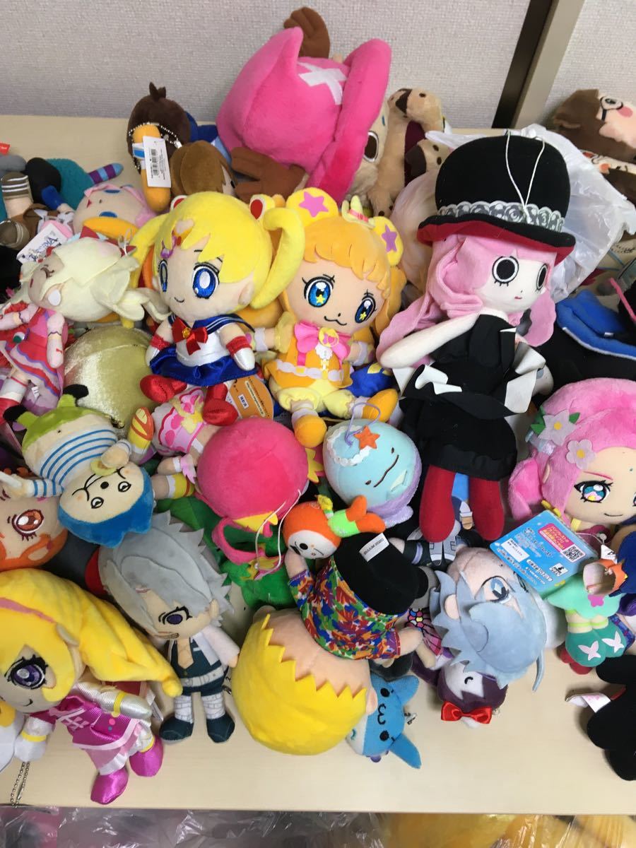 ぬいぐるみ　アニメキャラクターぬいぐるみ コレクション アミューズメント景品　まとめ売り　セット１００個