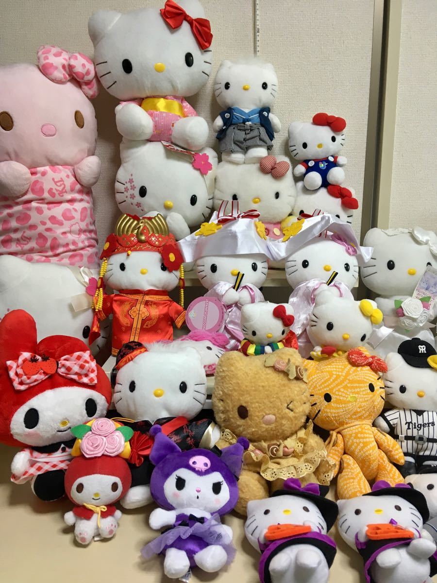 ぬいぐるみ ハローキティ サンリオ キティ キティちゃん Sanrio まとめ売りセット