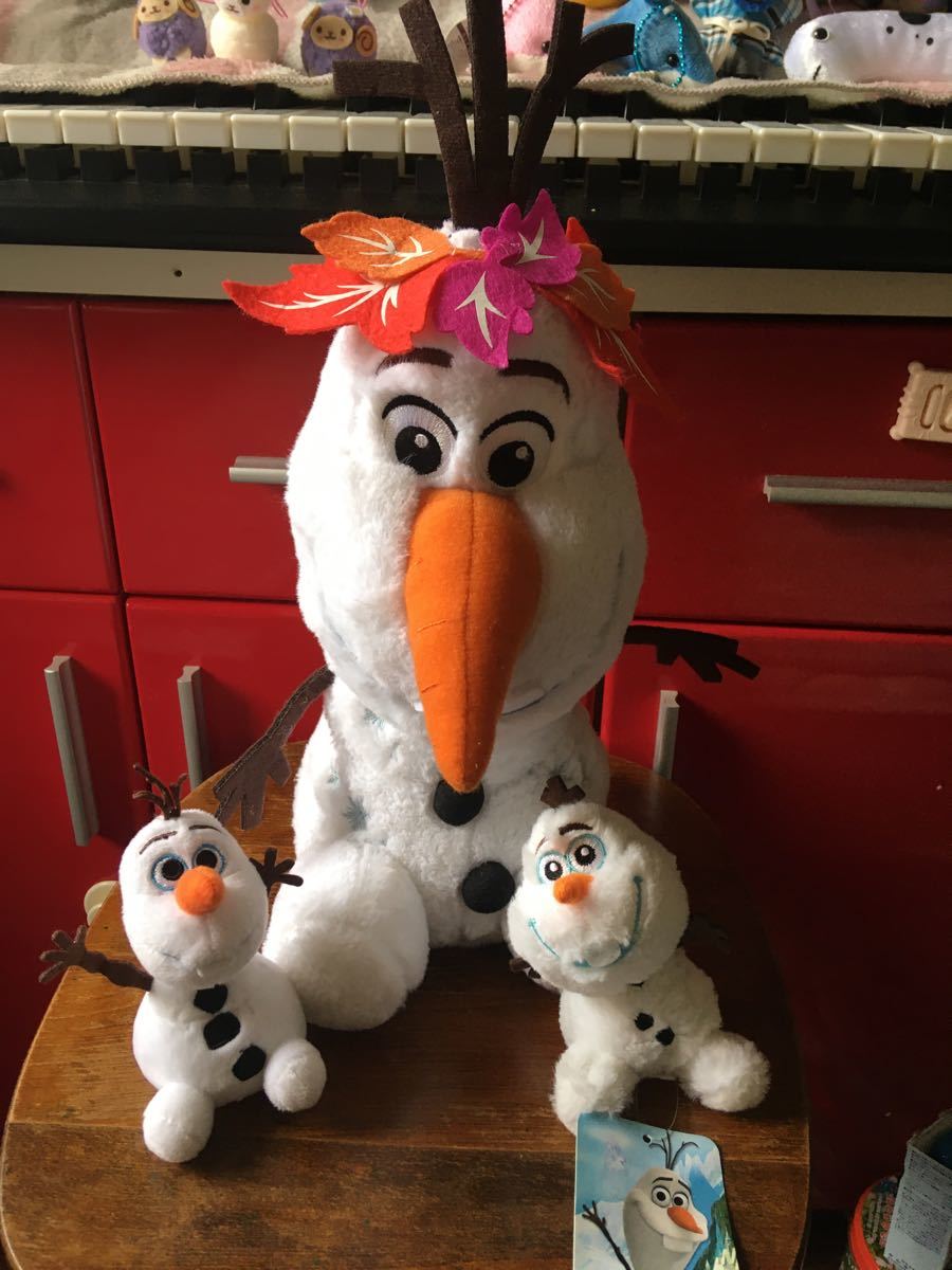 ディズニー　オラフ　ぬいぐるみ　アナと雪の女王2 セット