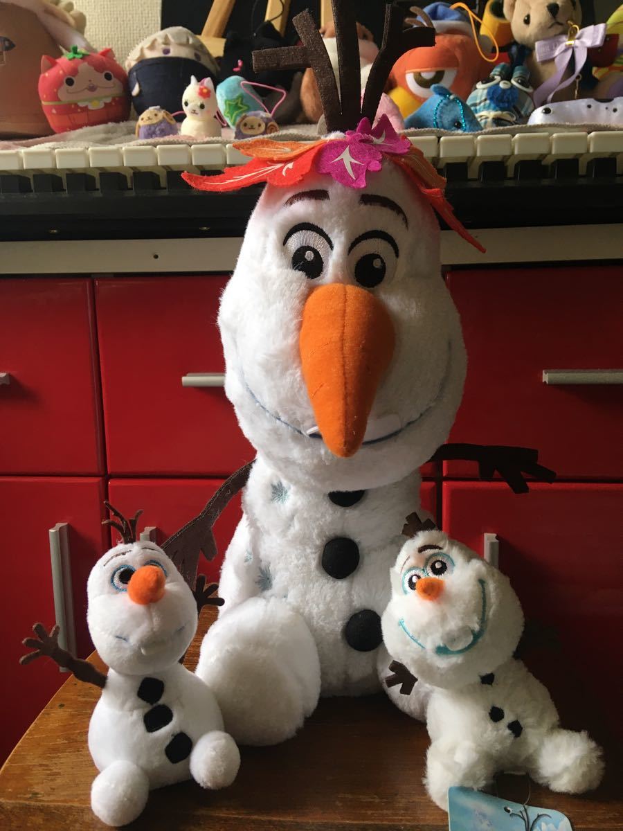 ディズニー　オラフ　ぬいぐるみ　アナと雪の女王2 セット